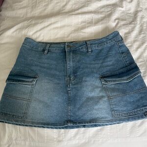 Love cult denim mini skirt